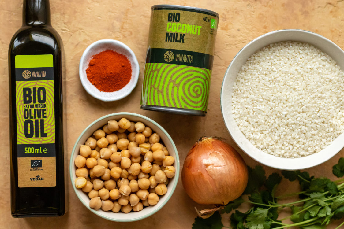 Кремообразен паприкаш с нахут - Съставки