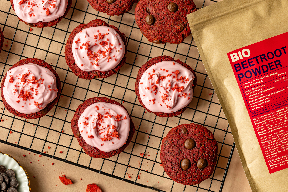 Бисквитки "червено кадифе" с крем от извара Бисквитки "червено кадифе" с крем от извара