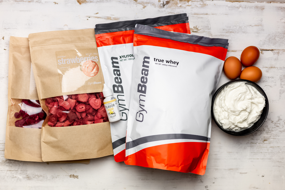 Дунапренена торта с крем от извара и ягоди - Съставки