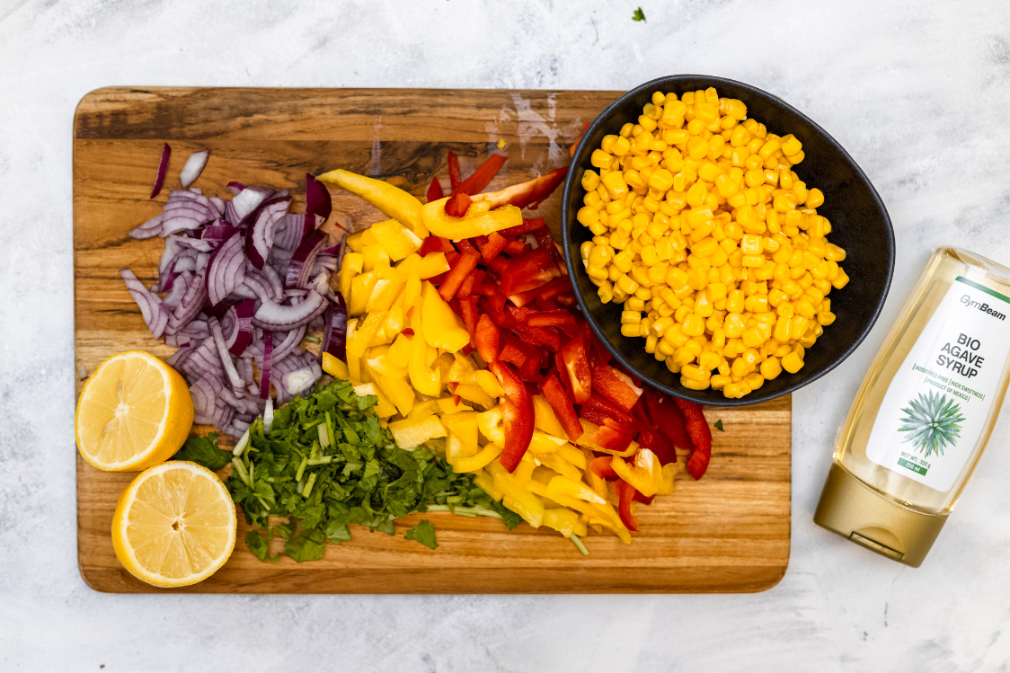 Азиатска салата с паста - приготвяне