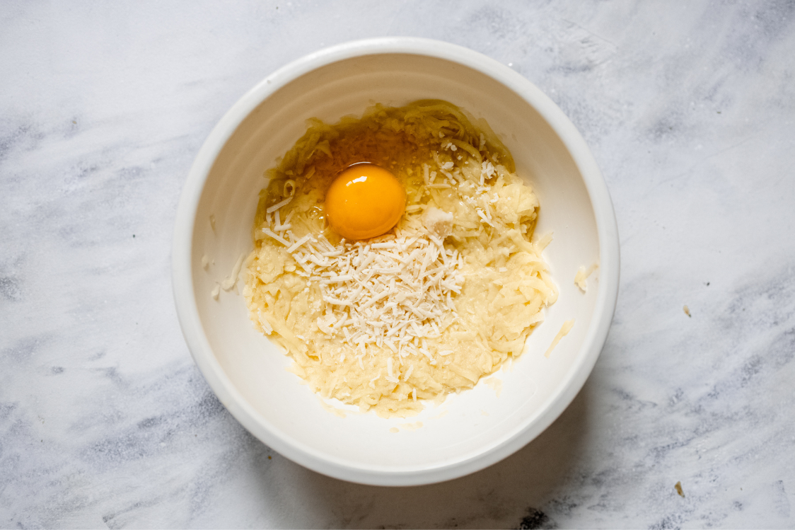 Печени картофени кюфтета - подготовка