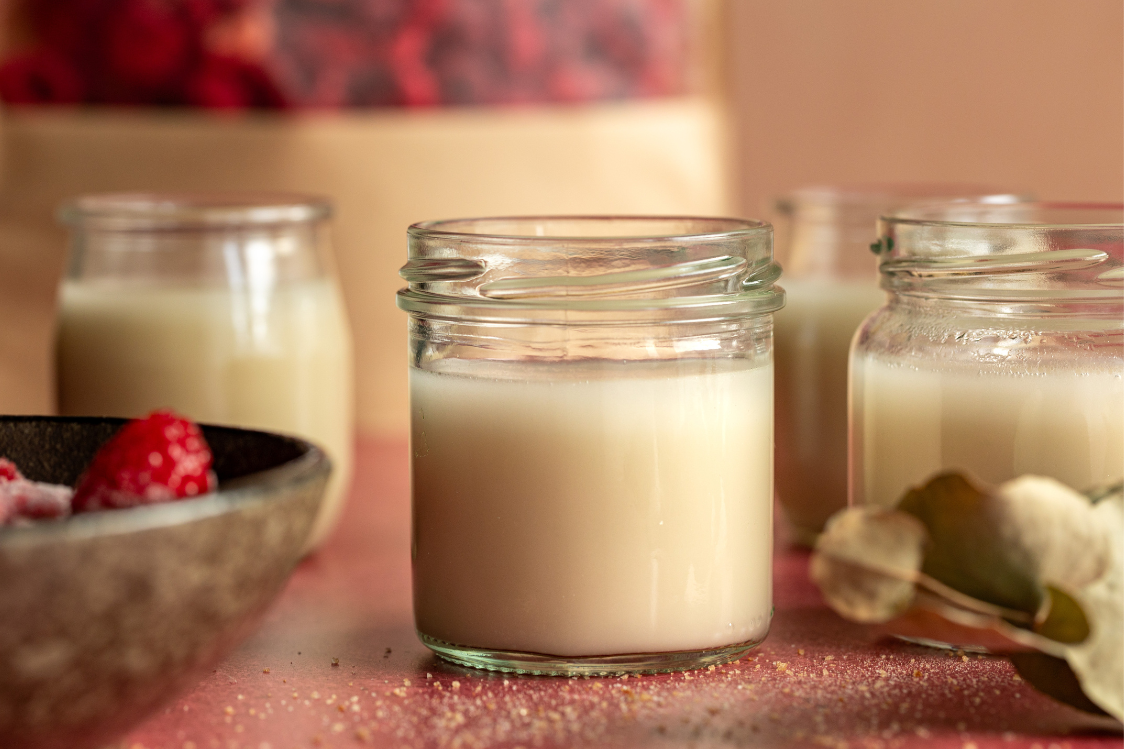 Кокосова панакота - основа