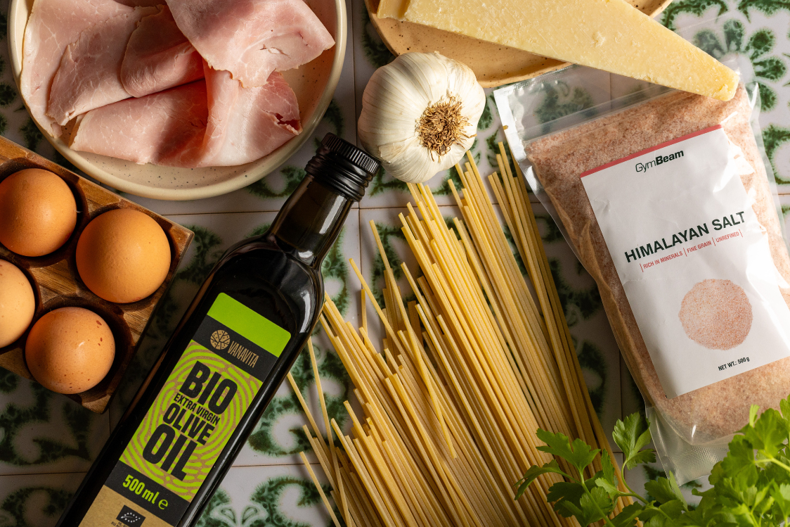 Спагети Карбонара - Съставки