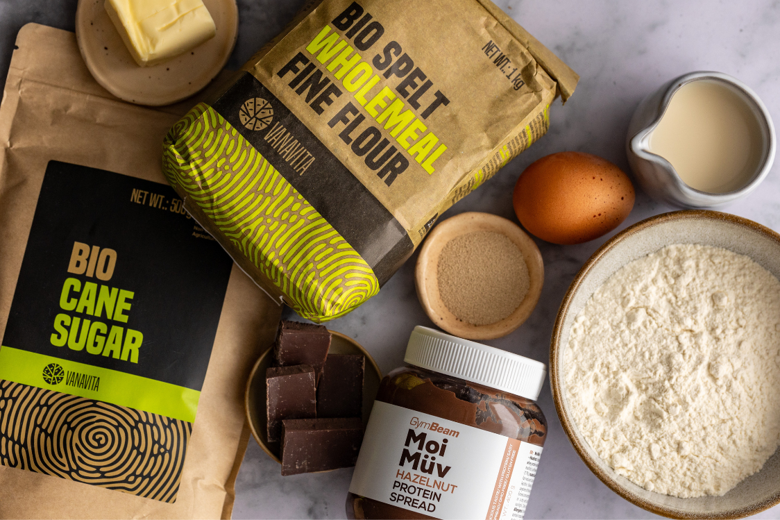 Печени шоколадови донъти - Съставки