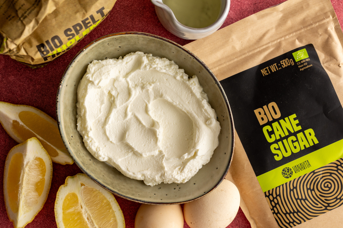 Освежаващ лимонов кейк - приготвяне на крема