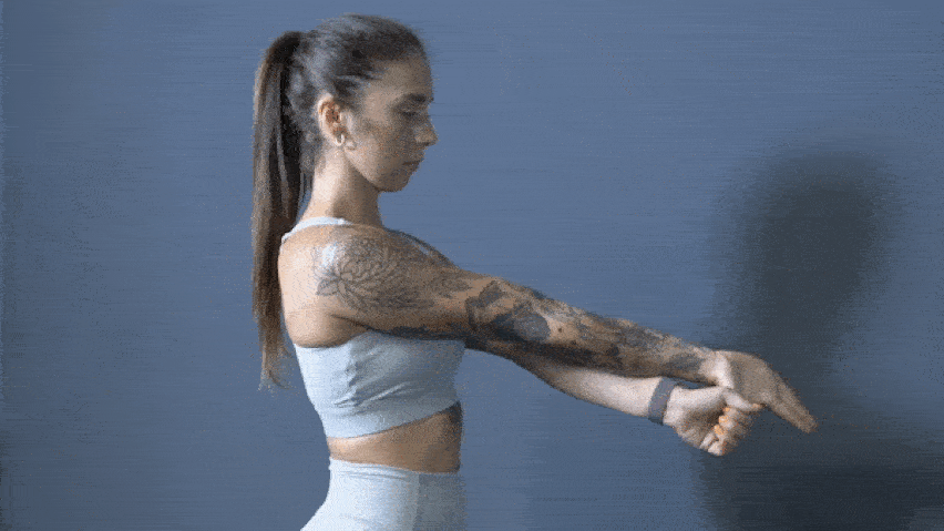 Разтягане на палеца Разтягане на палеца