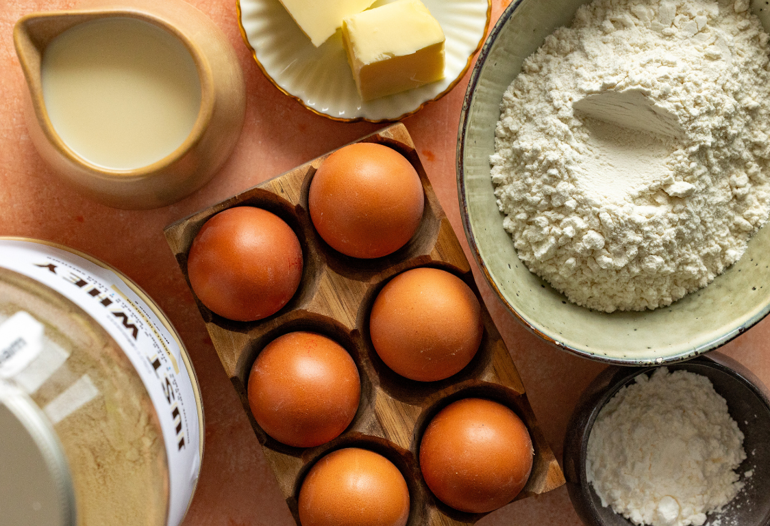 Еклери с крем с пълнеж от крем ванилия - Съставки