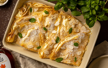 Фитнес рецепта: Печени палачинки с крем от извара