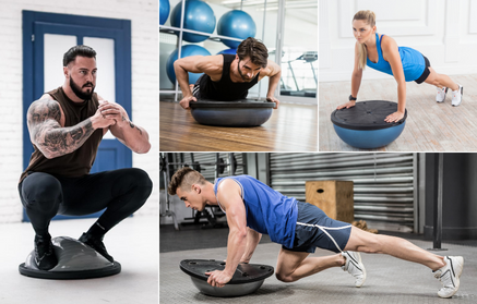 10 най-добри упражнения за баланс с топка Half Ball за подобряване на баланса, укрепване на гърба и цялото тяло