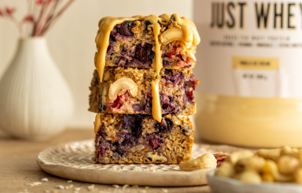 Фитнес рецепта: Овесени слайсове с боровинки