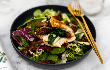 Фитнес рецепта: Пълнени със спанак пилешки гърди