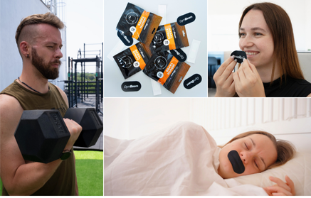 Лепенки за нос и уста: спете по-добре, дишайте по-лесно, тренирайте по-ефективно!