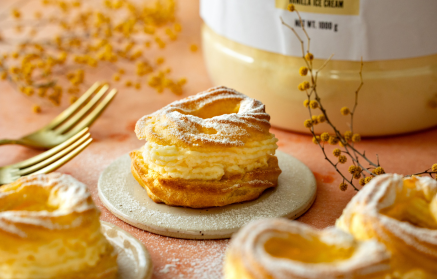 Фитнес рецепта: Еклери с пълнеж от ванилов крем