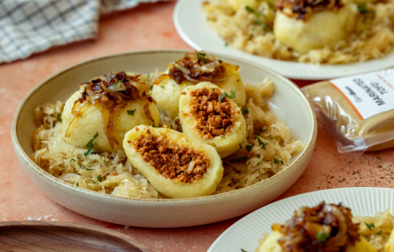 Фитнес рецепта: Картофени кнедли, пълнени с тофу