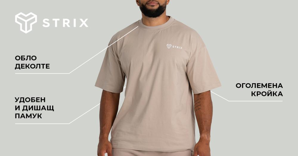 Oversized Tee Cedar Green - STRIX