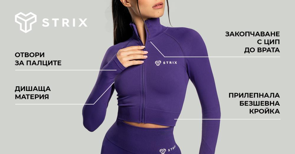 Дамски безшевен изрязан топ Moss - STRIX