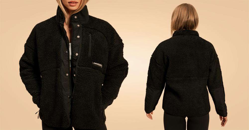 Дамско яке Bliss Black - BeastPink