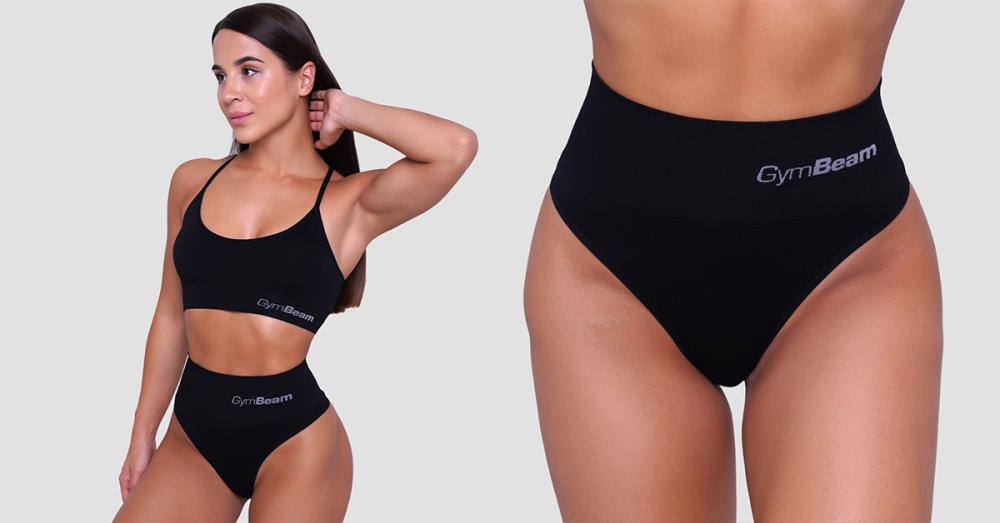 Бразилски гащи 2Pack Black - GymBeam 