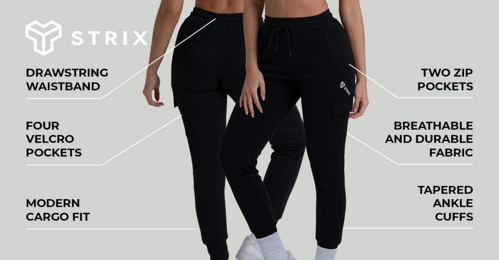 Women's ZOA Joggers Black - STRIX
