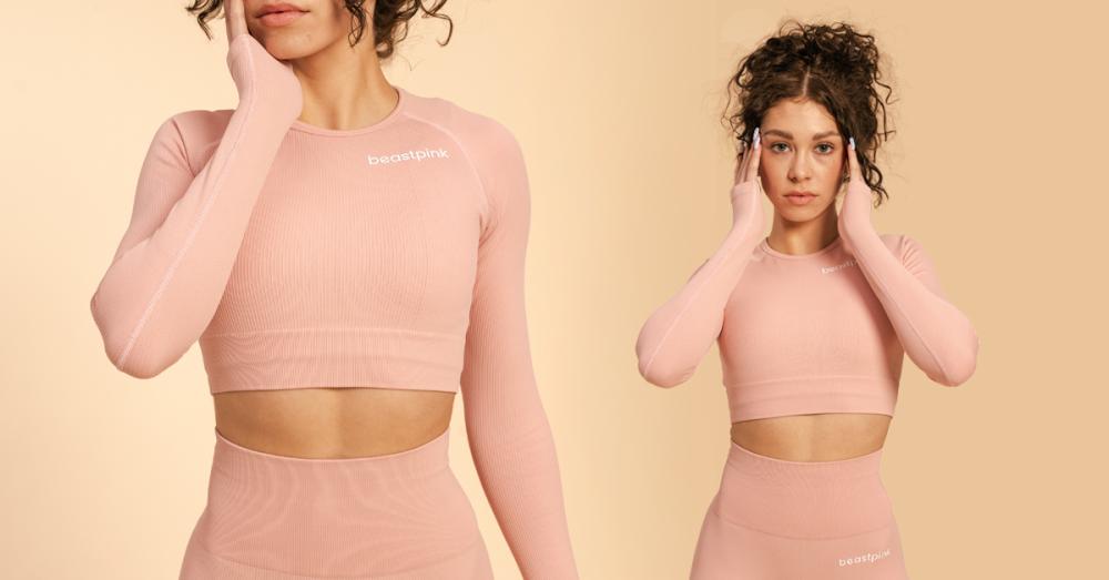 Hyper Crop Top Pink - BeastPink