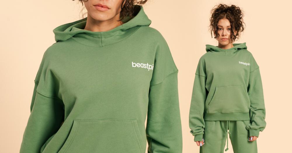 Дамска качулка Serenity Hoodie Olivine - BeastPink