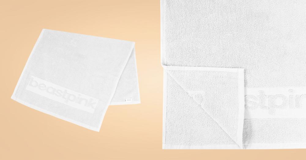 Мини кърпа за фитнес Бяла - BeastPink