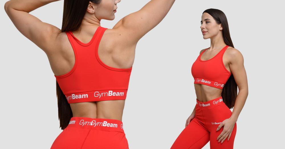 Дамски сутиен Simple Bra Rouge Red - GymBeam 