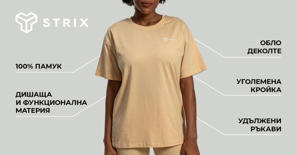 Dámske tričko Lunar Oversized Sandshell - STRIX