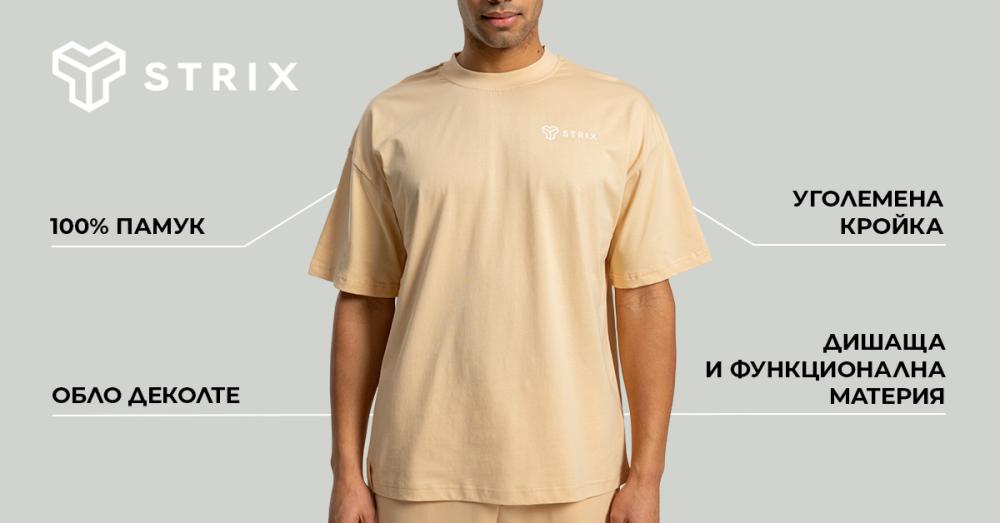 Oversized Tee Sandshell - STRIX
