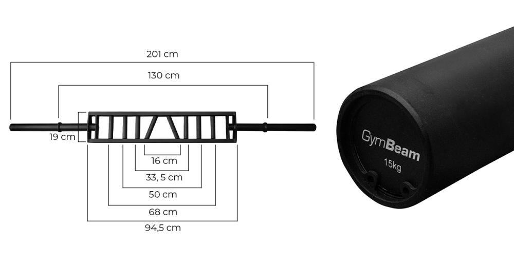 Фитнес щанга Multigrip LIFTER - GymBeam