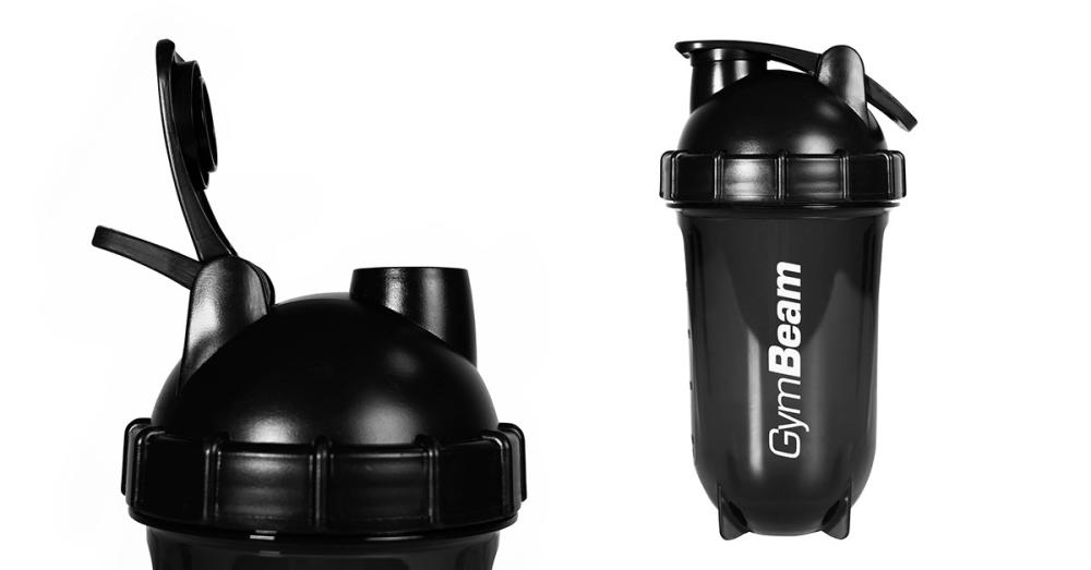 Шейкър Tritan Black 500 ml - GymBeam
