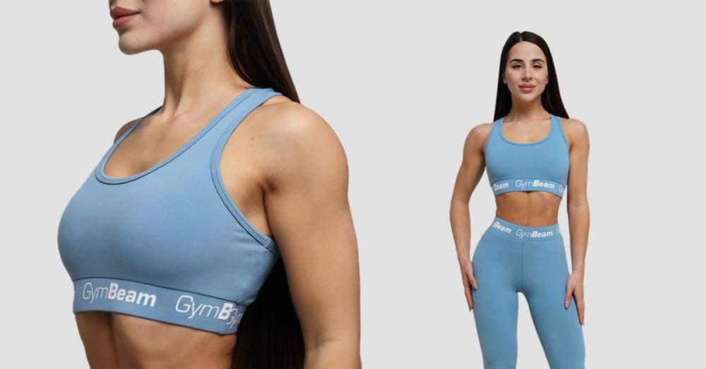 Дамски сутиен Simple Bra Rouge Steel Grey - GymBeam 