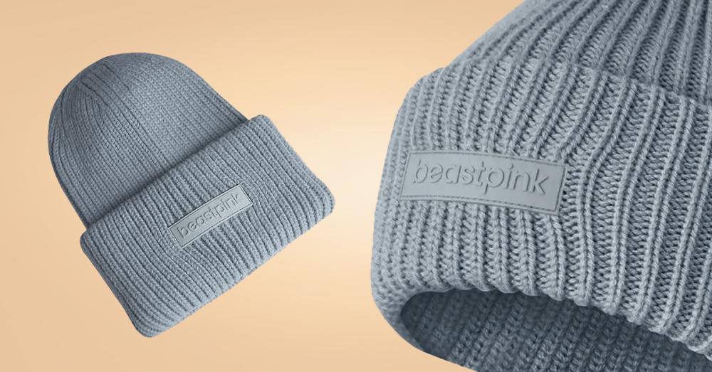 Зимна шапка Beanie Storm Blue__BeastPink