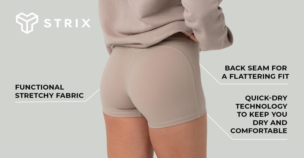 Дамски къси панталони Taupe - STRIX