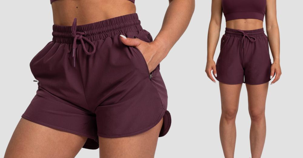 Women‘s TRN Shorts Eggplant - GymBeam
