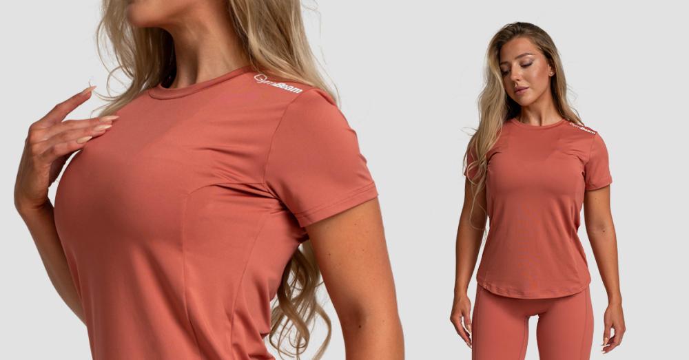 Women's Limitless Sports T-Shirt Cinnamon - GymBeam