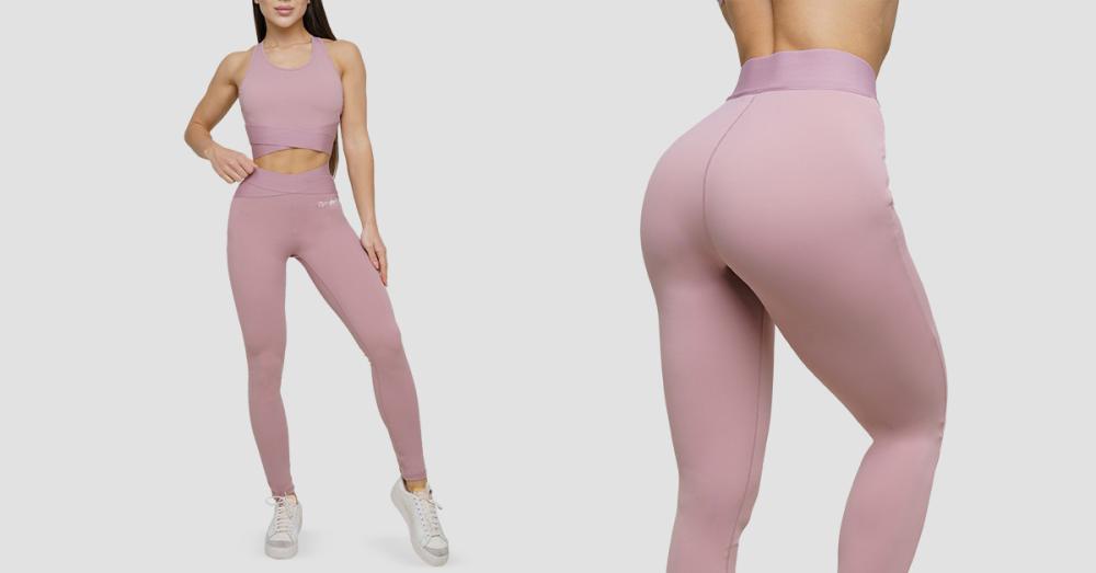 Дамски клинове Agile Leggings Woodrose - GymBeam 