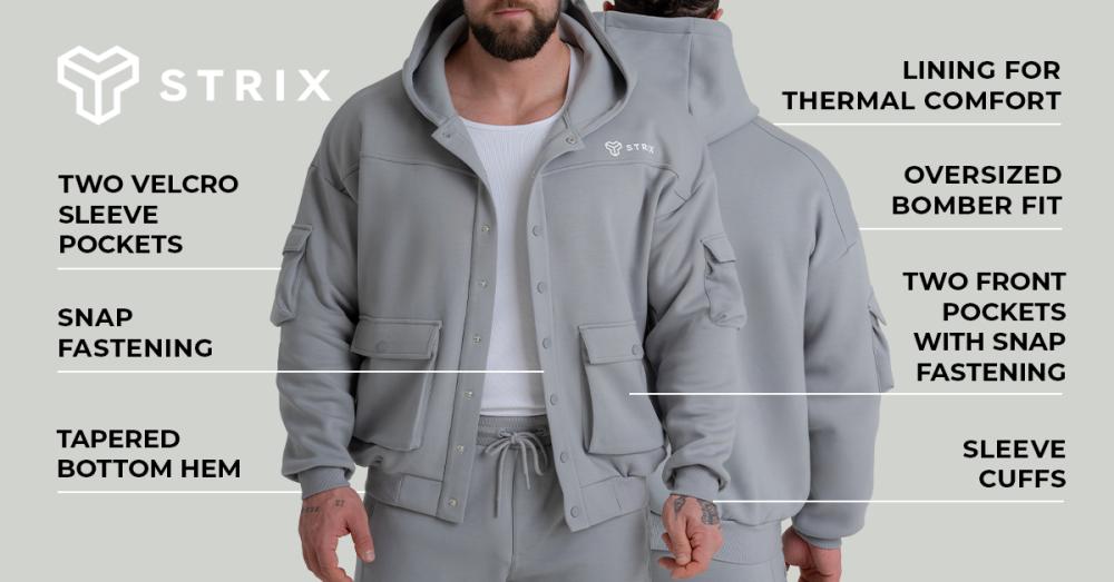 ZOA Relaxed Jacket Smoke - STRIX