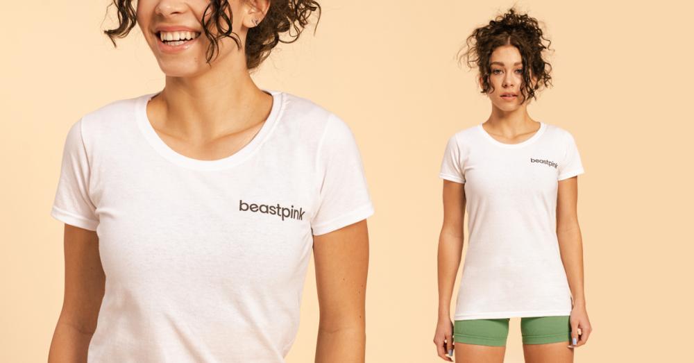 Дамска тениска BeastPink White - BeastPink