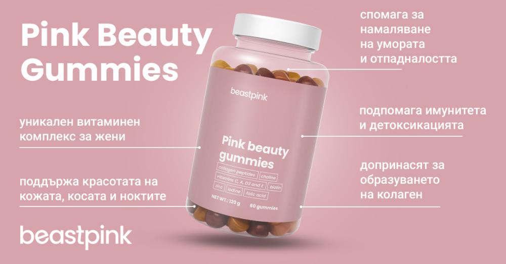 Розово-красиви гумички - BeastPink