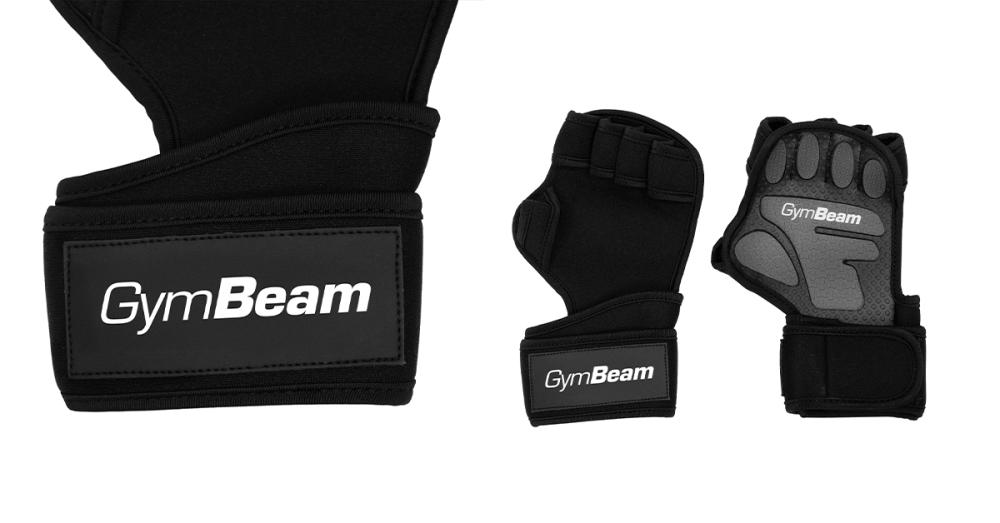 Фитнес ръкавици Heavy Grip Black - GymBeam