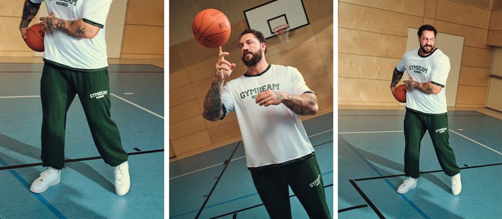 Спортно долнище Varsity Green - GymBeam