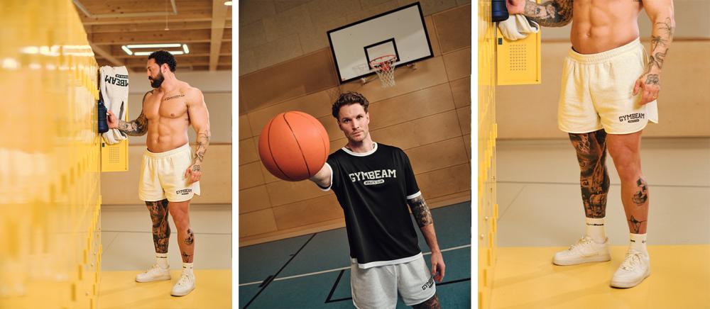 Спортни шорти Varsity Grey - GymBeam