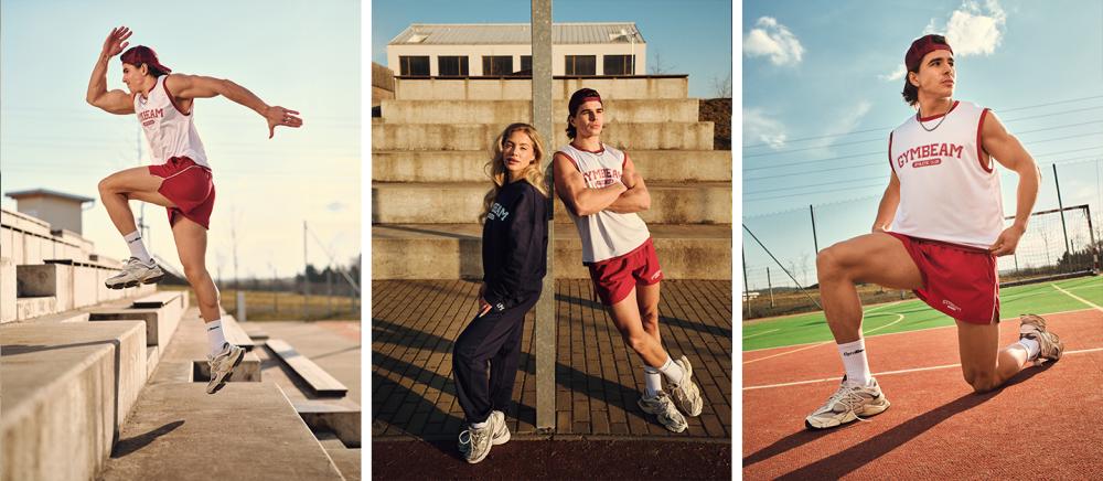 Мъжки спортен потник Varsity White - GymBeam