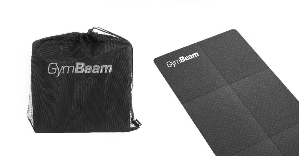 Складова подложка Yoga Mat Black - GymBeam