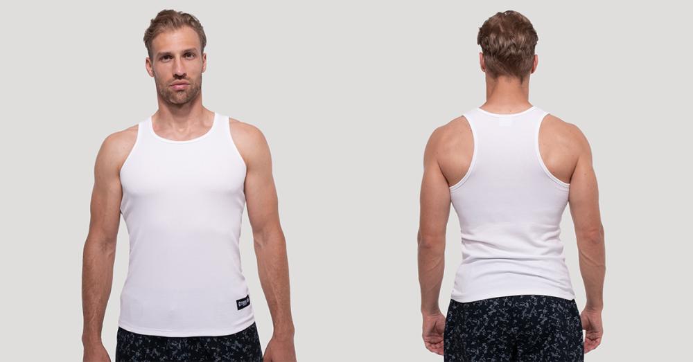 Топ Persistence Ribbed White - GymBeam