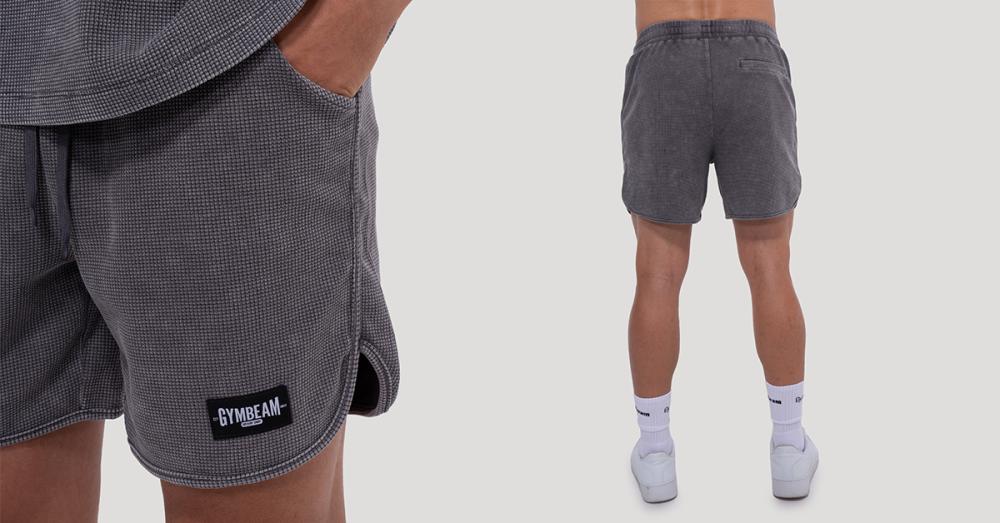 Шорти Persistence Washed Grey - GymBeam