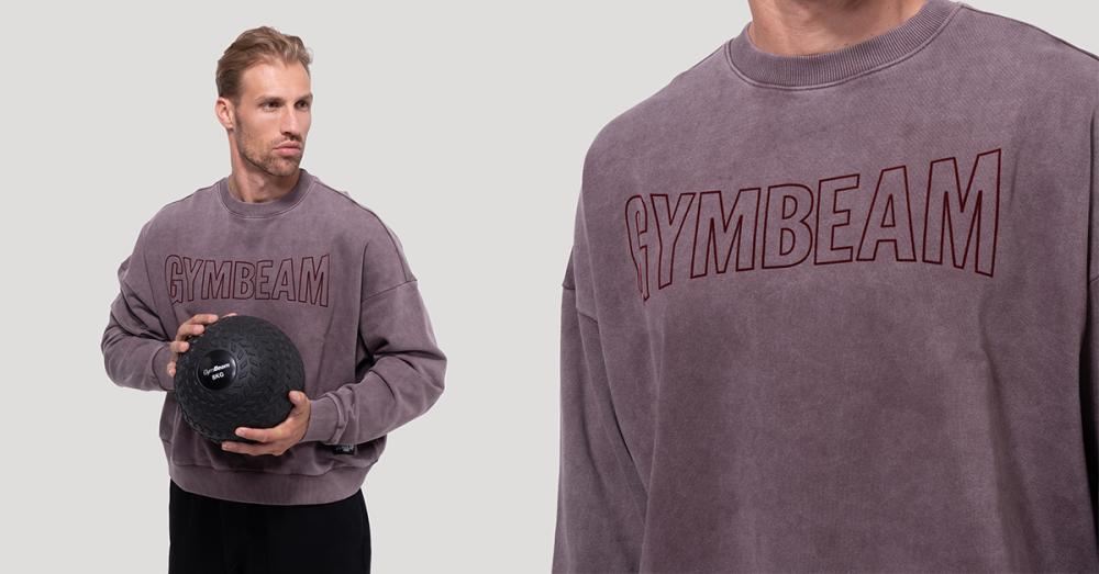 Худи Persistence Washed Brown - GymBeam