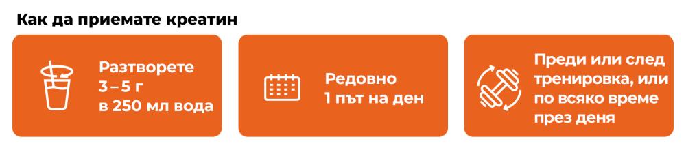 Как да използвате  100 % креатин монохидрат - Gymbeam ?