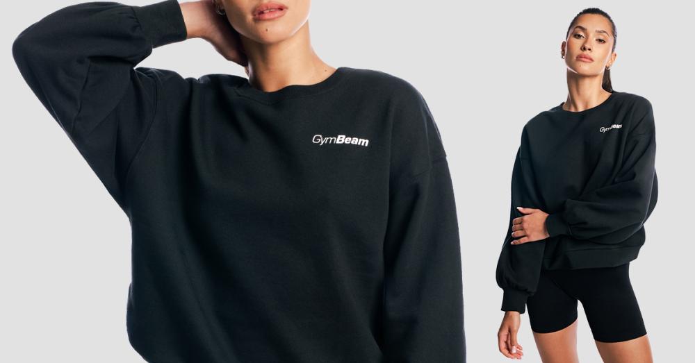 Дамска микина Base Black - GymBeam